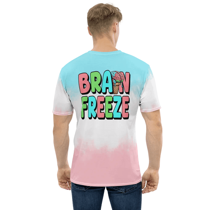 Brain Freeze Men's Crew Neck T-Shirt product image (1)