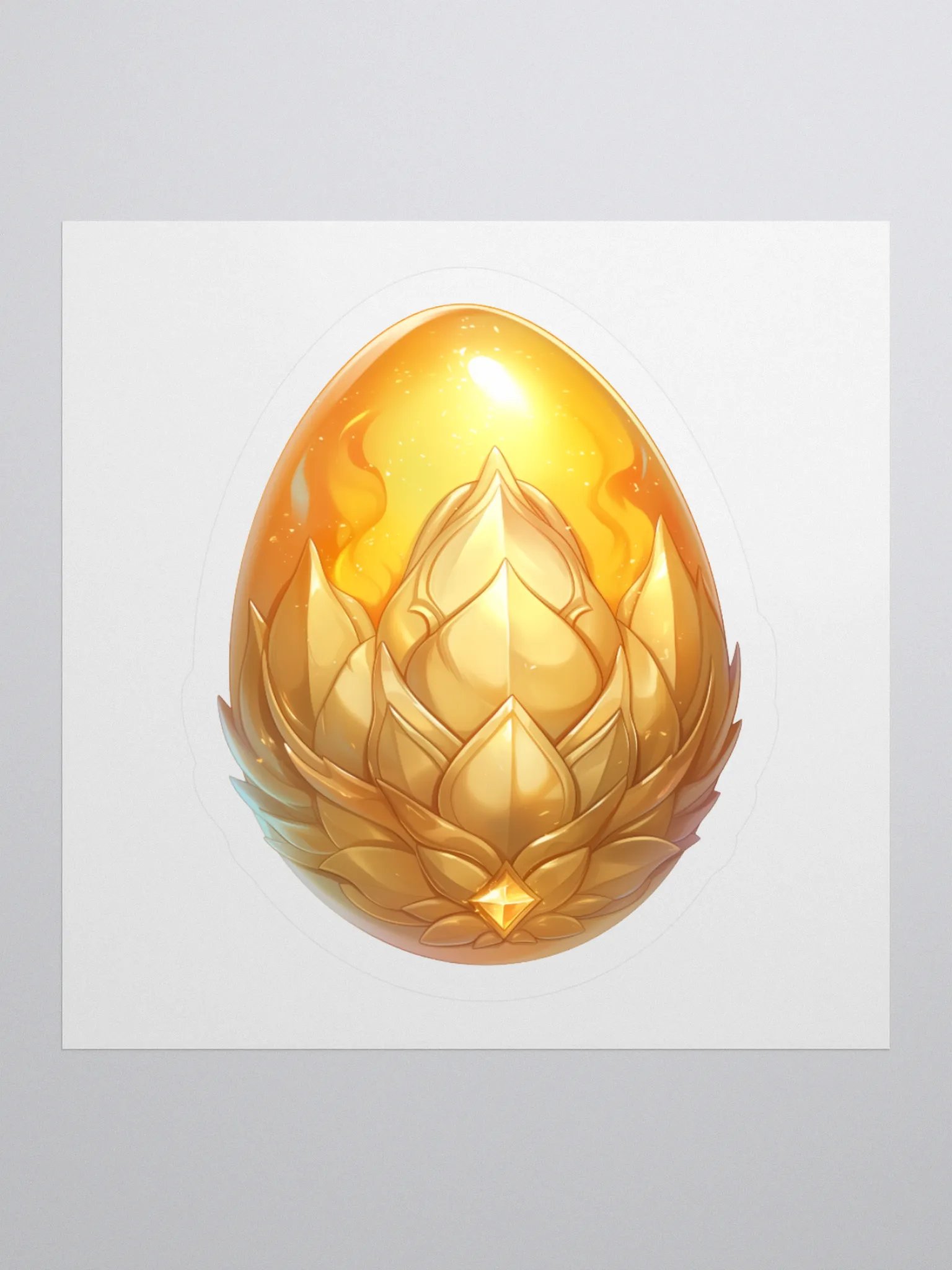 Gold Dragon Egg - Sticker product image (2)