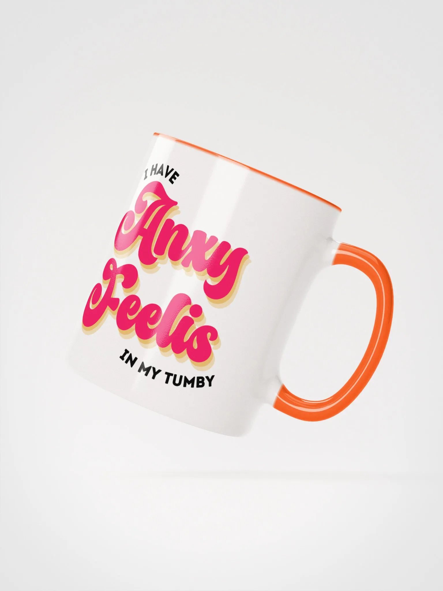 FAF Anxy Feelis Ceramic Mug (Color Inside) product image (5)