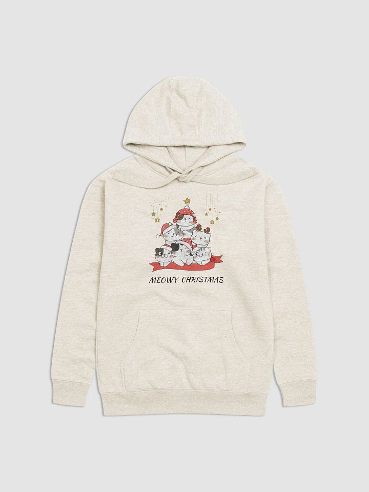 Cat Christmas Stacked Cats Hoodie product image (1)
