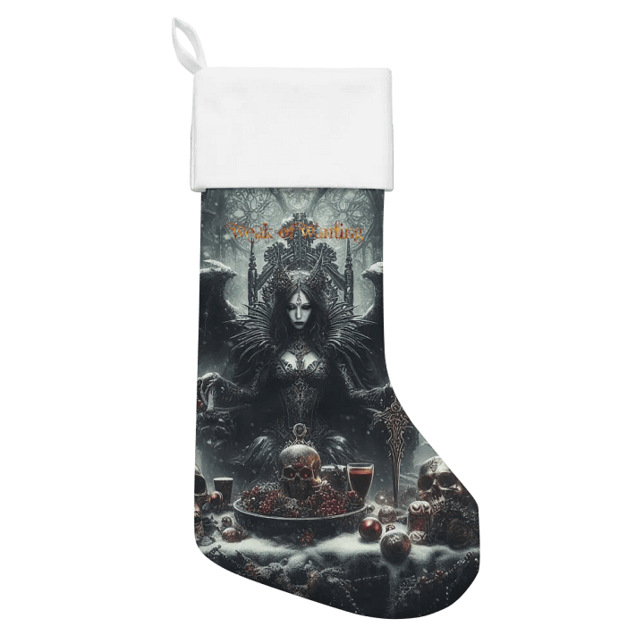 Weak Of Wanting Gothic Christmas Stocking product image (1)
