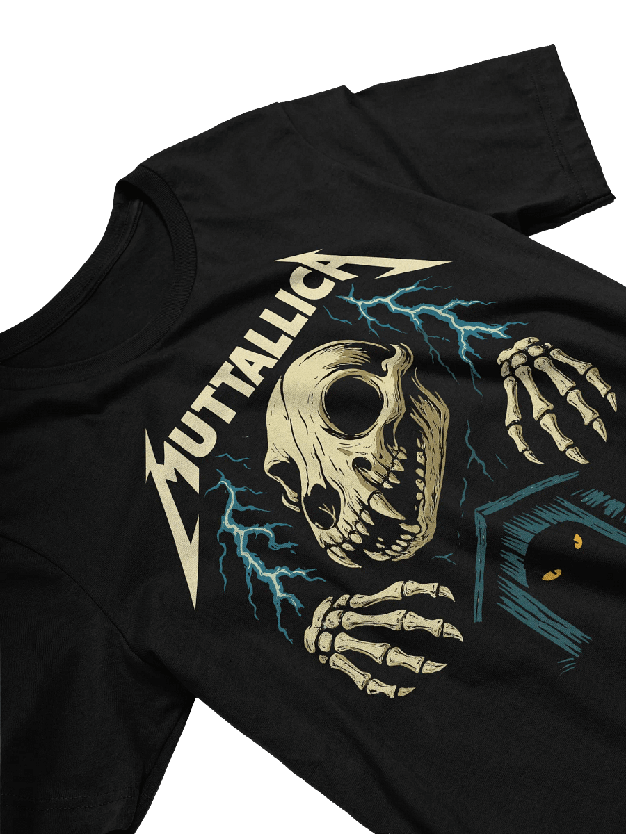 MUTTALLICA Dog Skeleton Shirt – Heavy Metal Parody Tee product image (2)