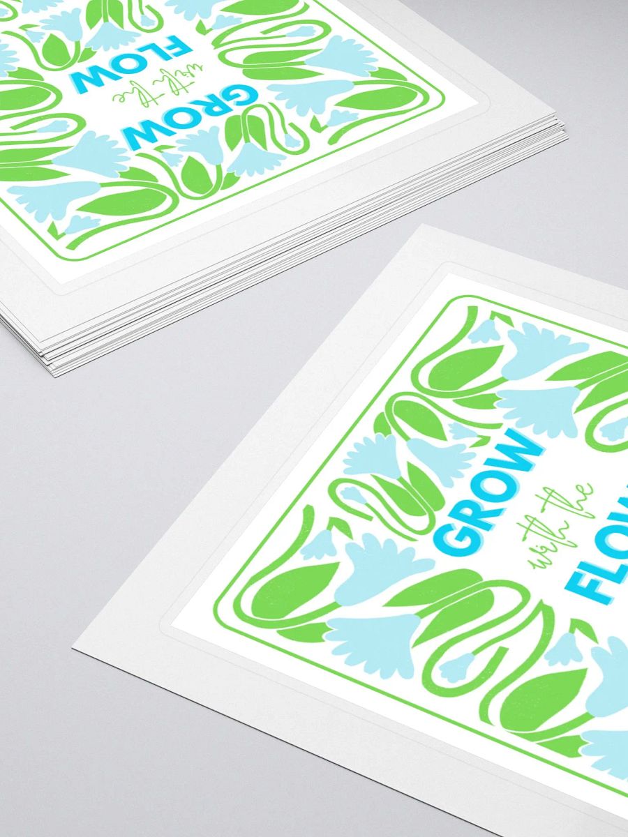 GROW with the FLOW Kiss Cut Stickers product image (12)
