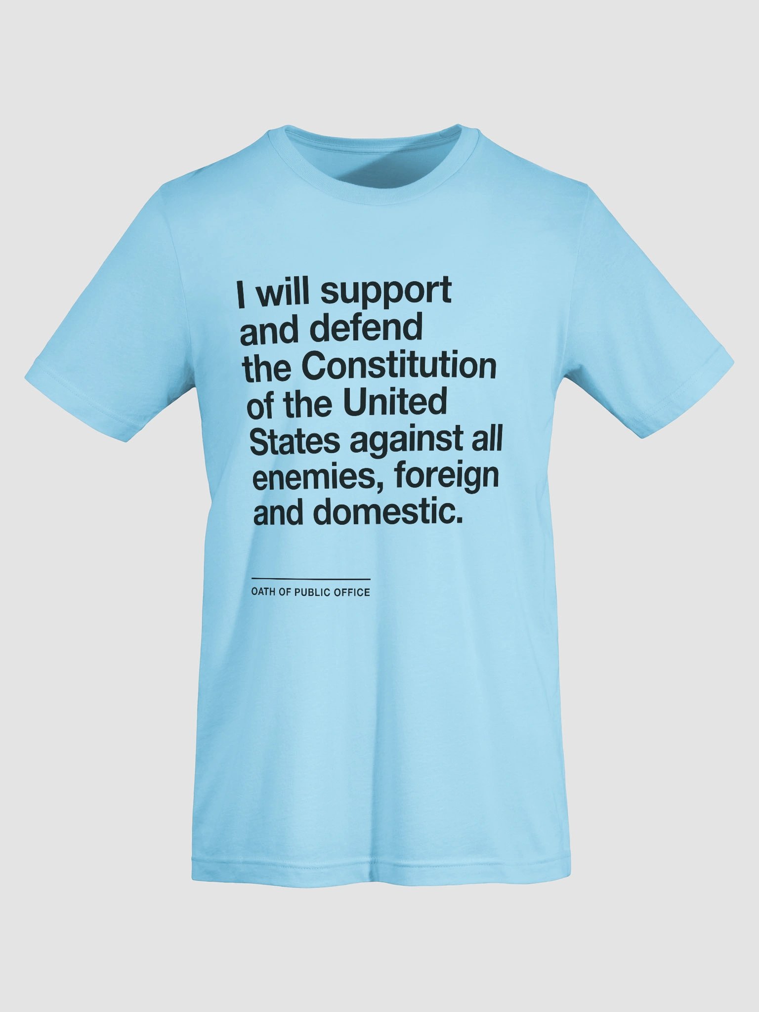 Oath of Public Office Full Text T-Shirt (Black) product image (72)