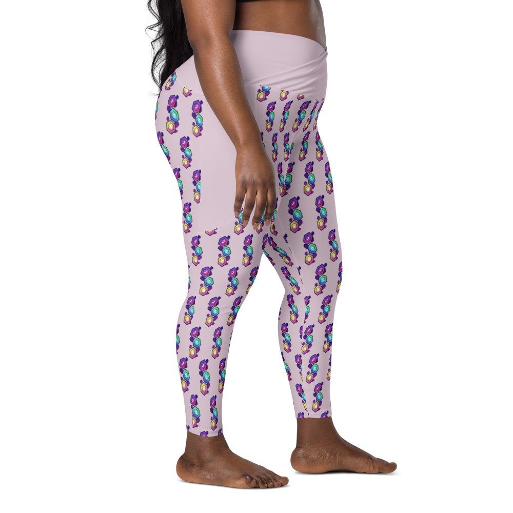 NEW! Rupees Crossover Leggings with Pockets product image (6)