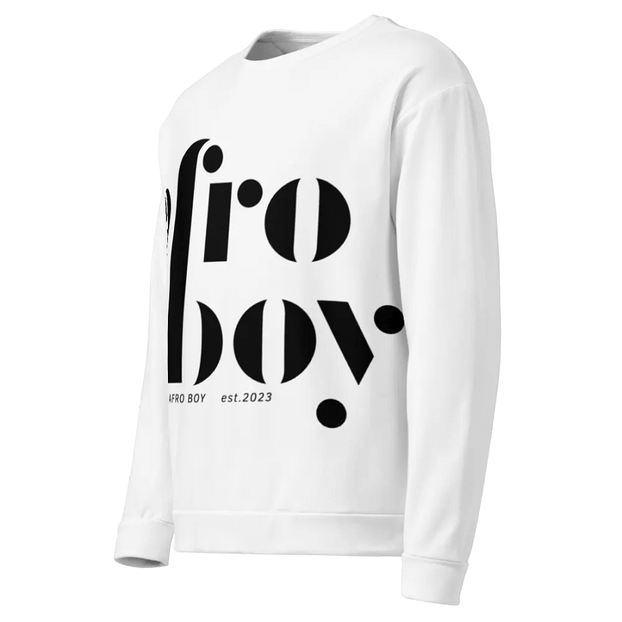 Afro Boy 'Seen from Space' Unisex Sweatshirt product image (3)