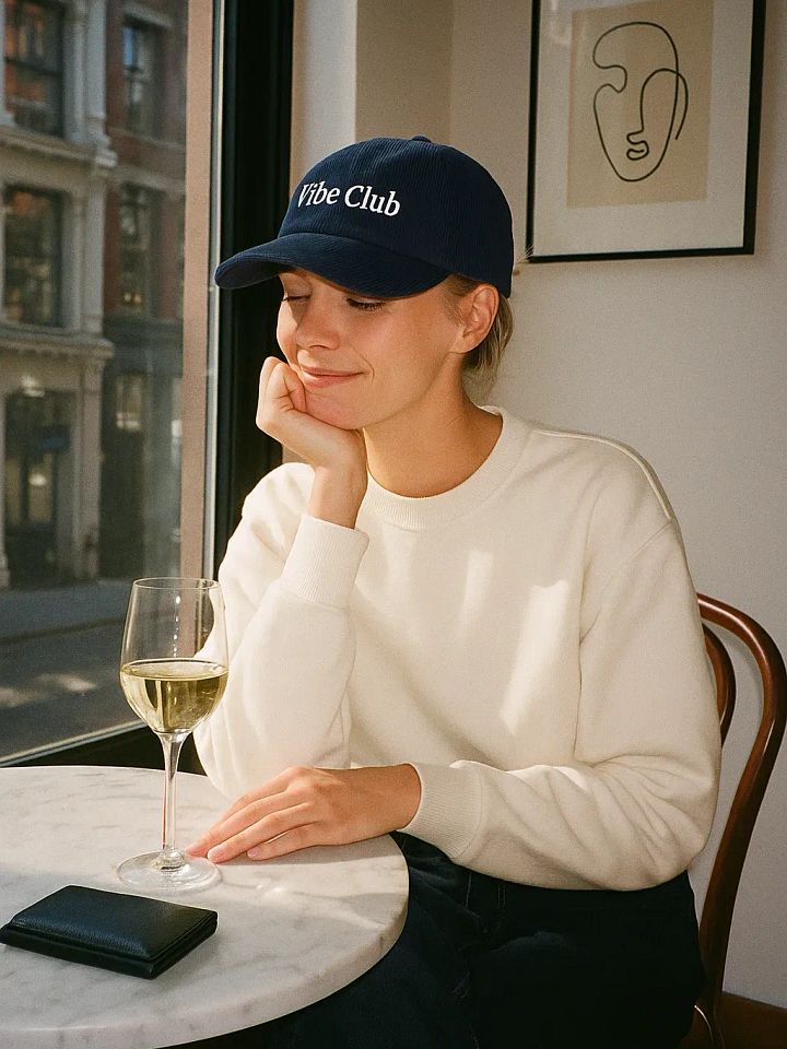 Vibe Club Corduroy Cap — Collapse Calm Edition product image (1)