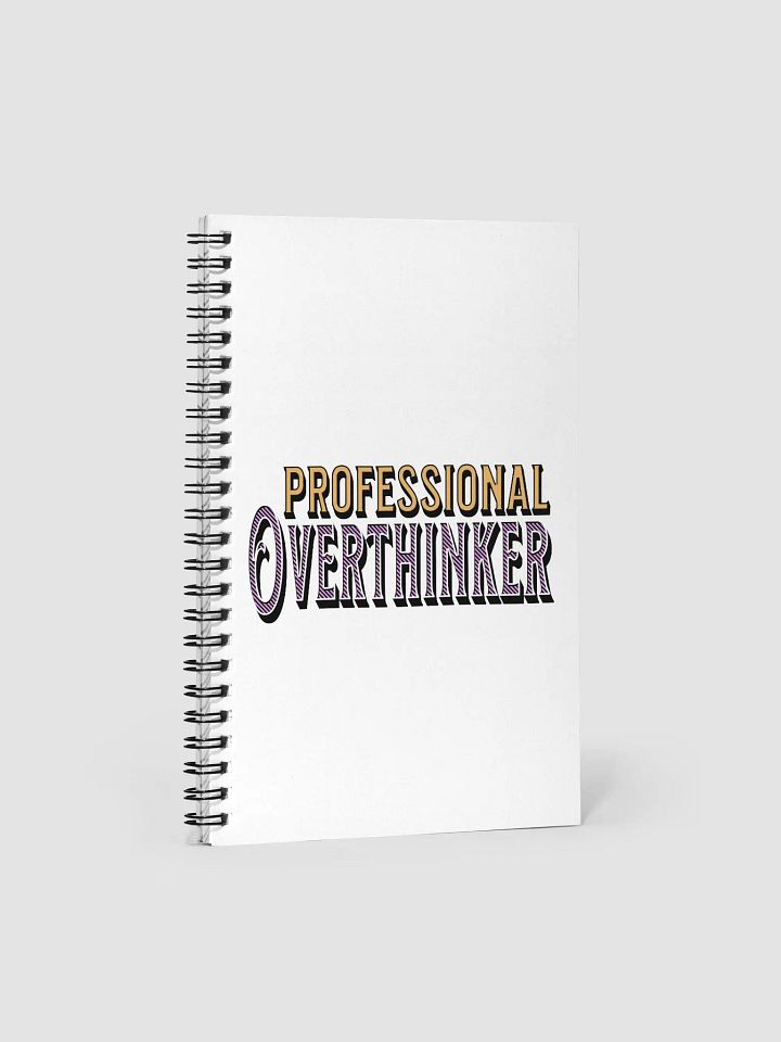 Professional Overthinker Spiral Notebook product image (2)