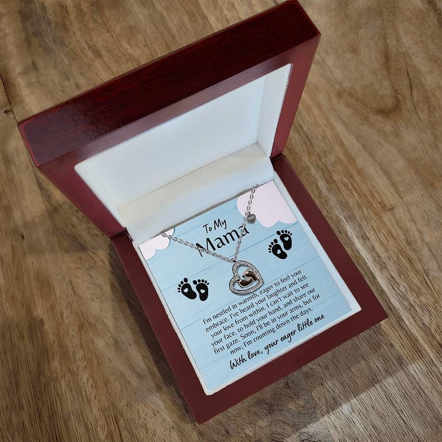 To My Mama Baby Feet Necklace - From Your Little One product image (4)