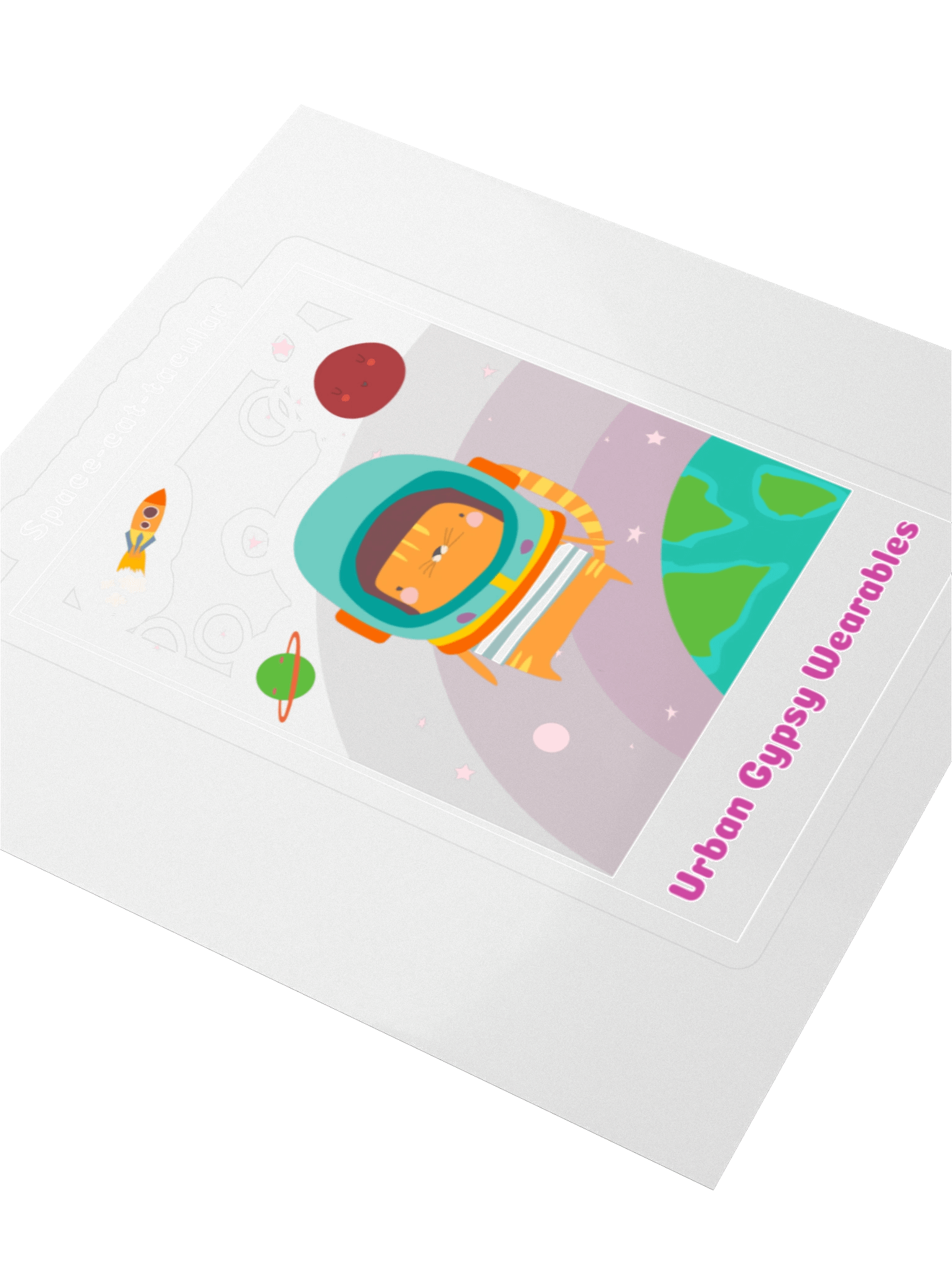 Galactic Feline Adventure Stickers product image (3)
