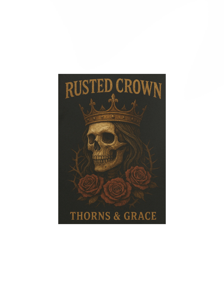 Rusted Crown Gothic Skull Poster product image (1)