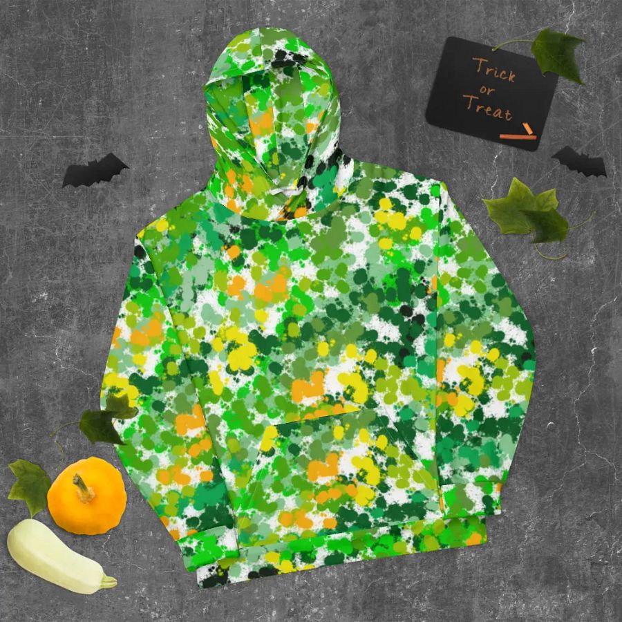 Green Splotches Hoodie product image (10)