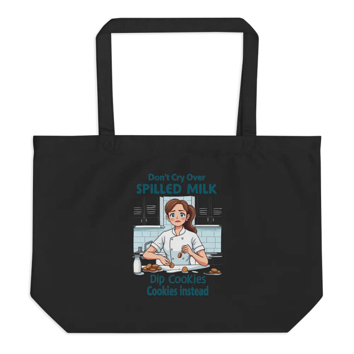 Spilled Milk Cartoon Tote Bag product image (1)