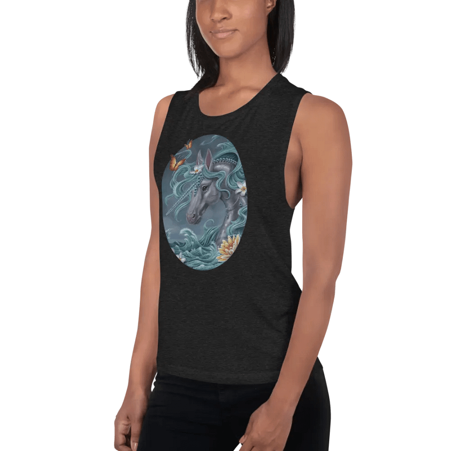 De La Mer - SFA Unicorn Ladies Muscle Tank product image (4)