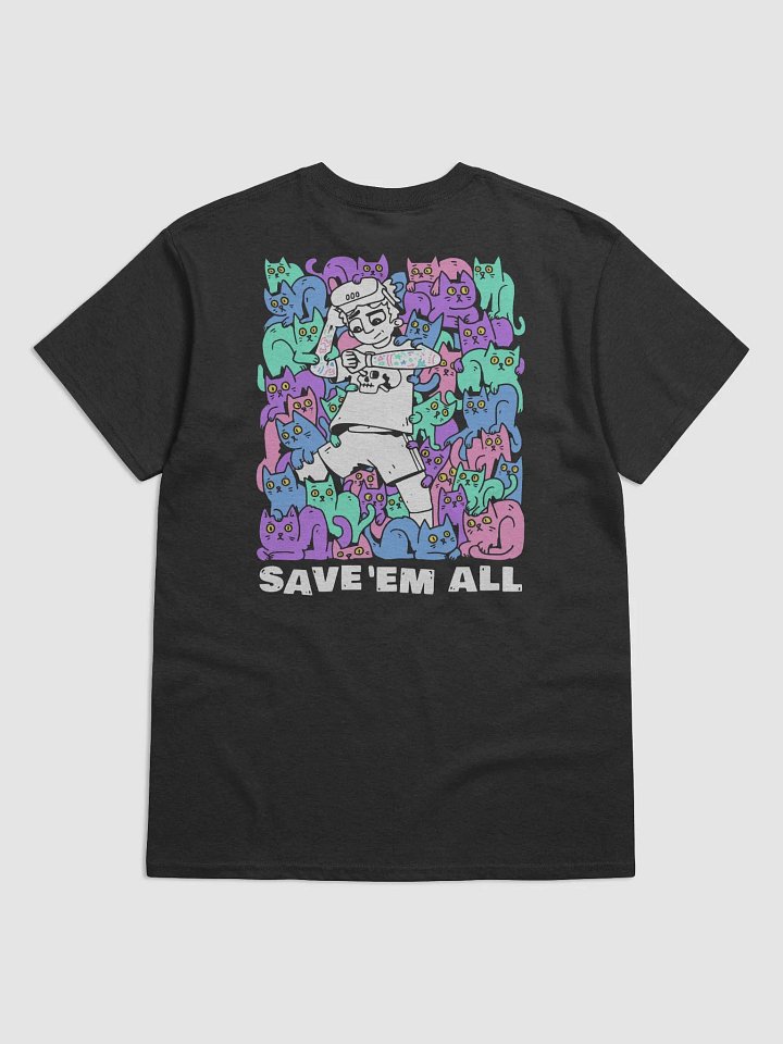 Save 'Em All Black tee product image (2)