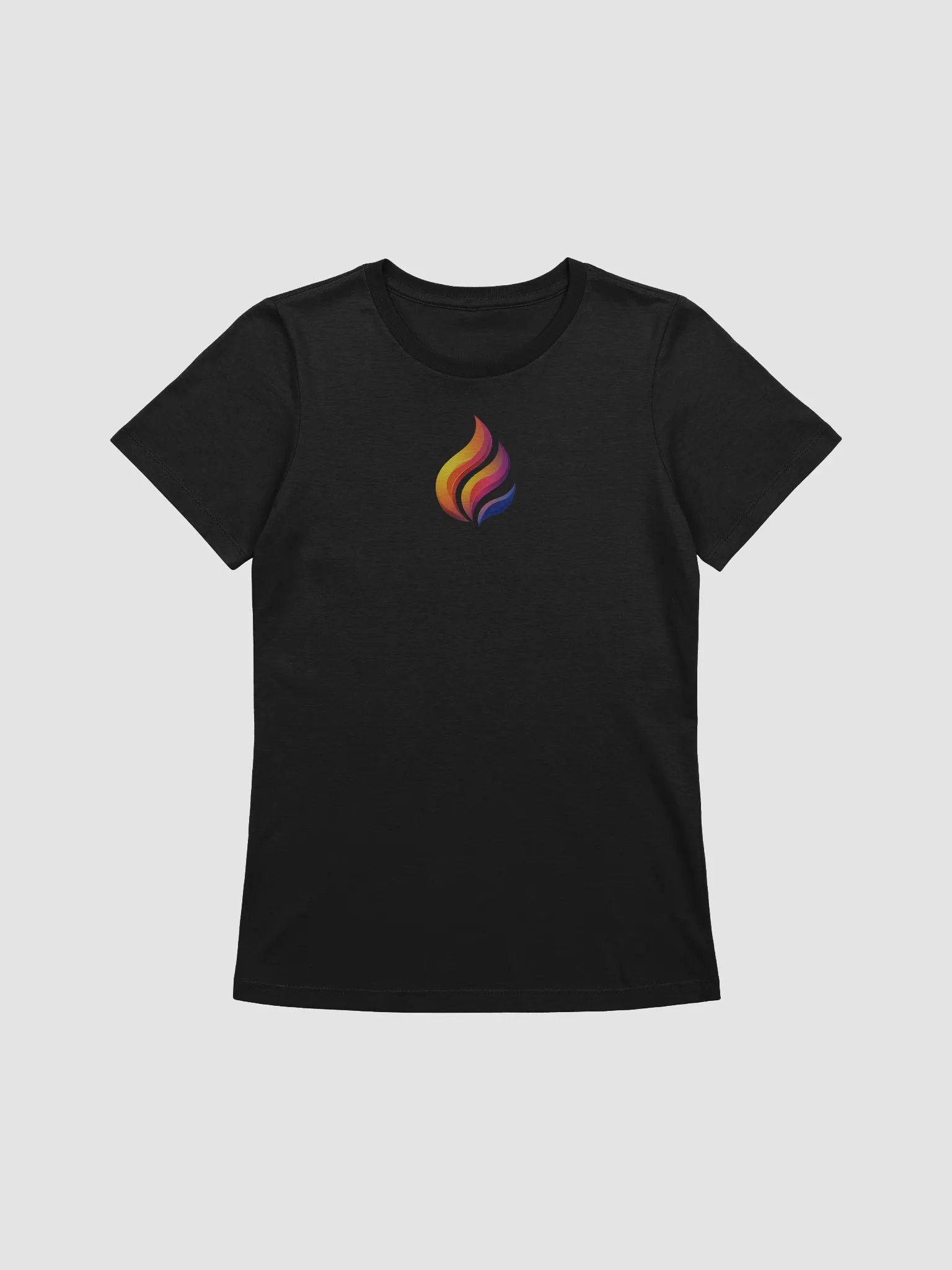 Flame Women's Supersoft Relaxed-fit T-Shirt Black product image (1)