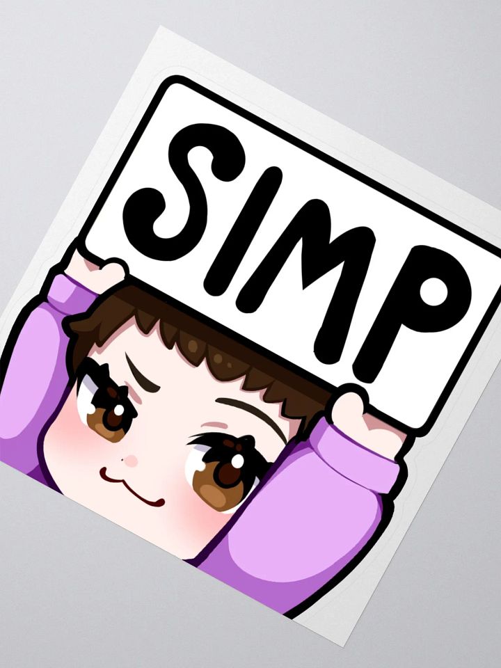 Dedicated Simp Sticker product image (5)
