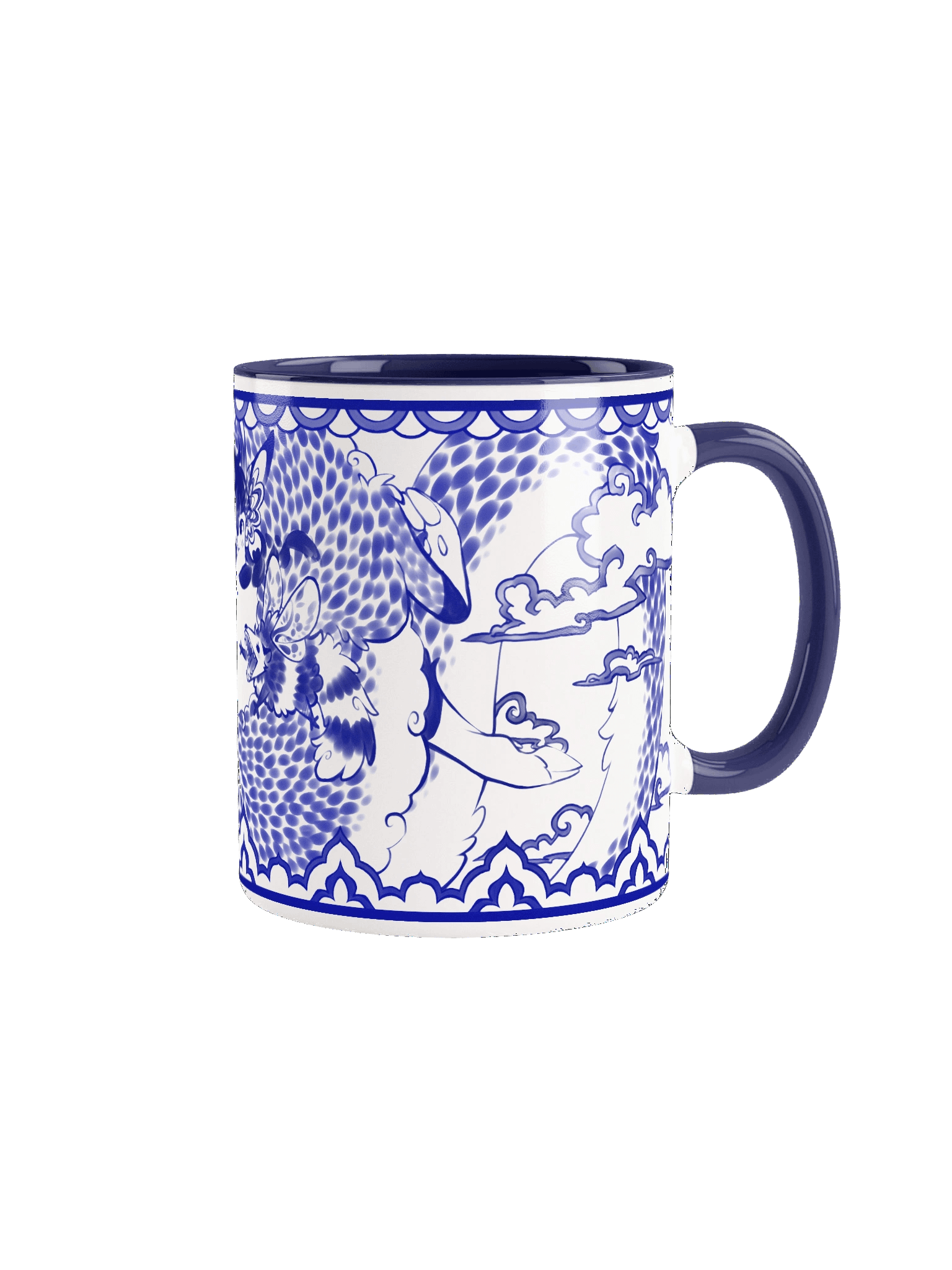 Porcelain friends mug product image (1)