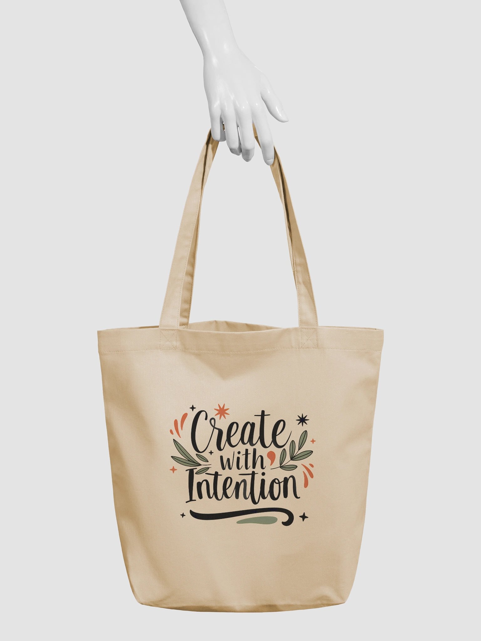 Create with Intention Tote Bag product image (3)