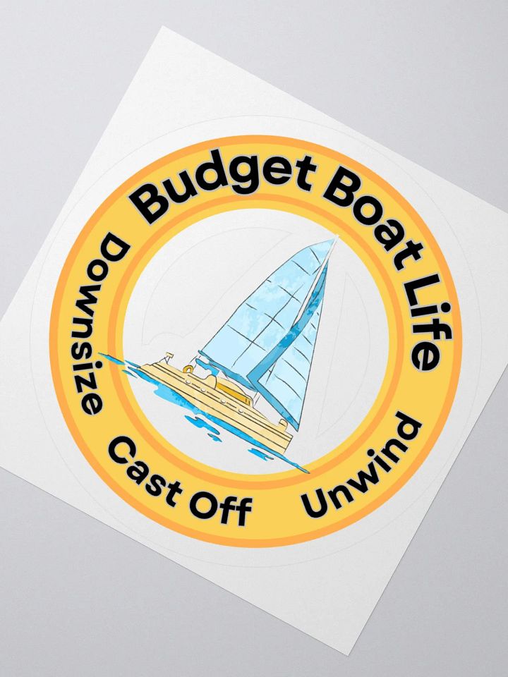 Budget Boat Life Stickers product image (5)