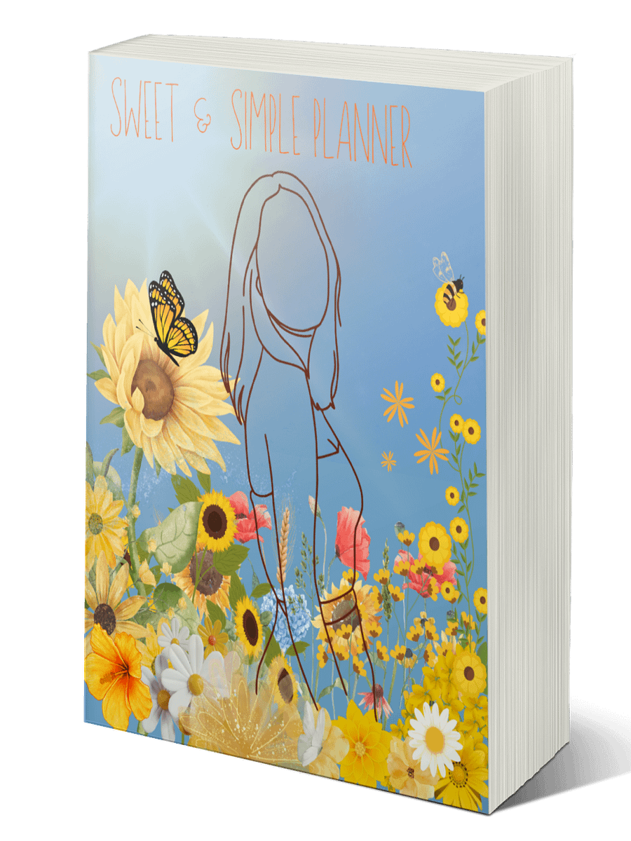 Sweet and Simple Planner: Blank Monthly Calendar, To-Do Lists and Notes Pages product image (3)