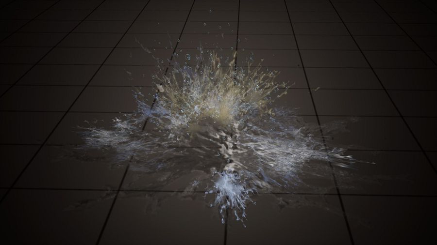Water Burst FX in Unreal Engine 5.4 Niagara | For Patreon product image (1)