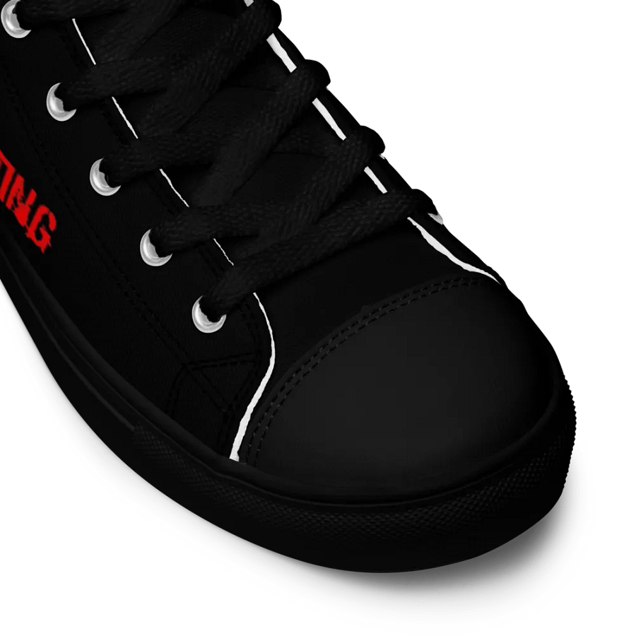Weak Of Wanting Men's High Top Canvas Red Logo Shoes product image (9)