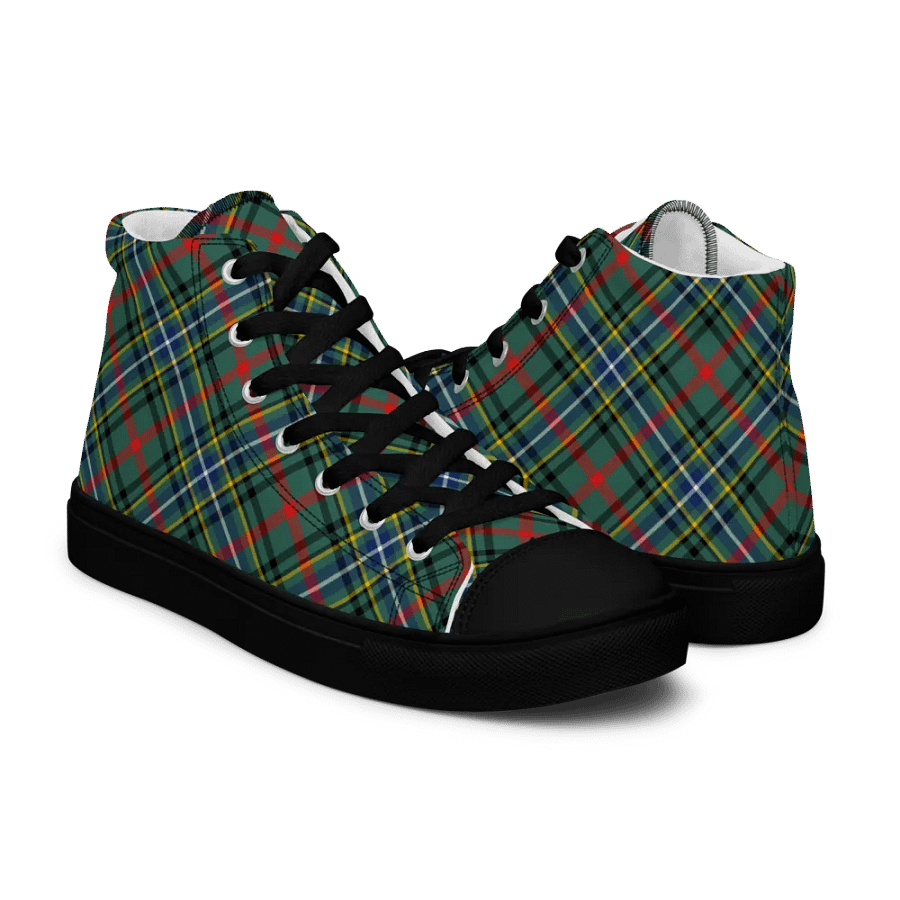 Bisset Tartan Men's High Top Shoes product image (7)
