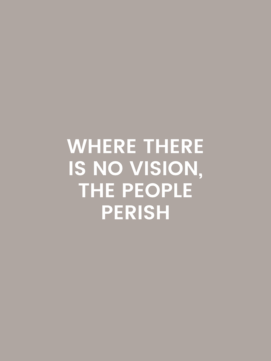 Where There Is No Vision, The People Perish. product image (2)