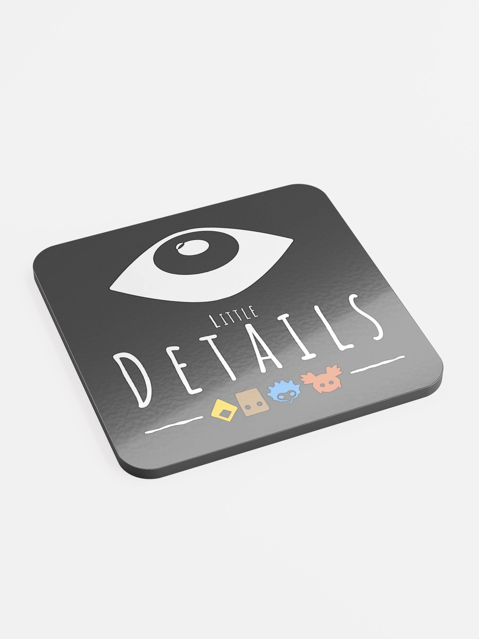 Little Details - Glossed Cork Coaster product image (2)