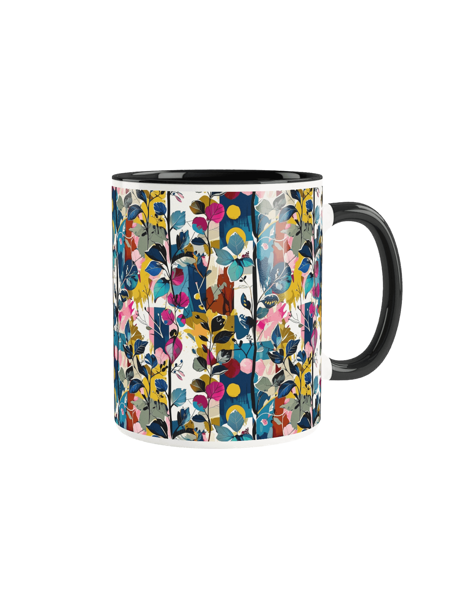 Vibrant Floral Bliss Ceramic Mug product image (4)