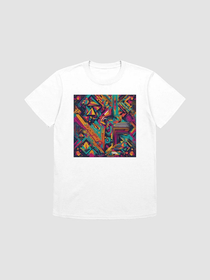Vibrant Geometric Fusion T-Shirt product image (1)