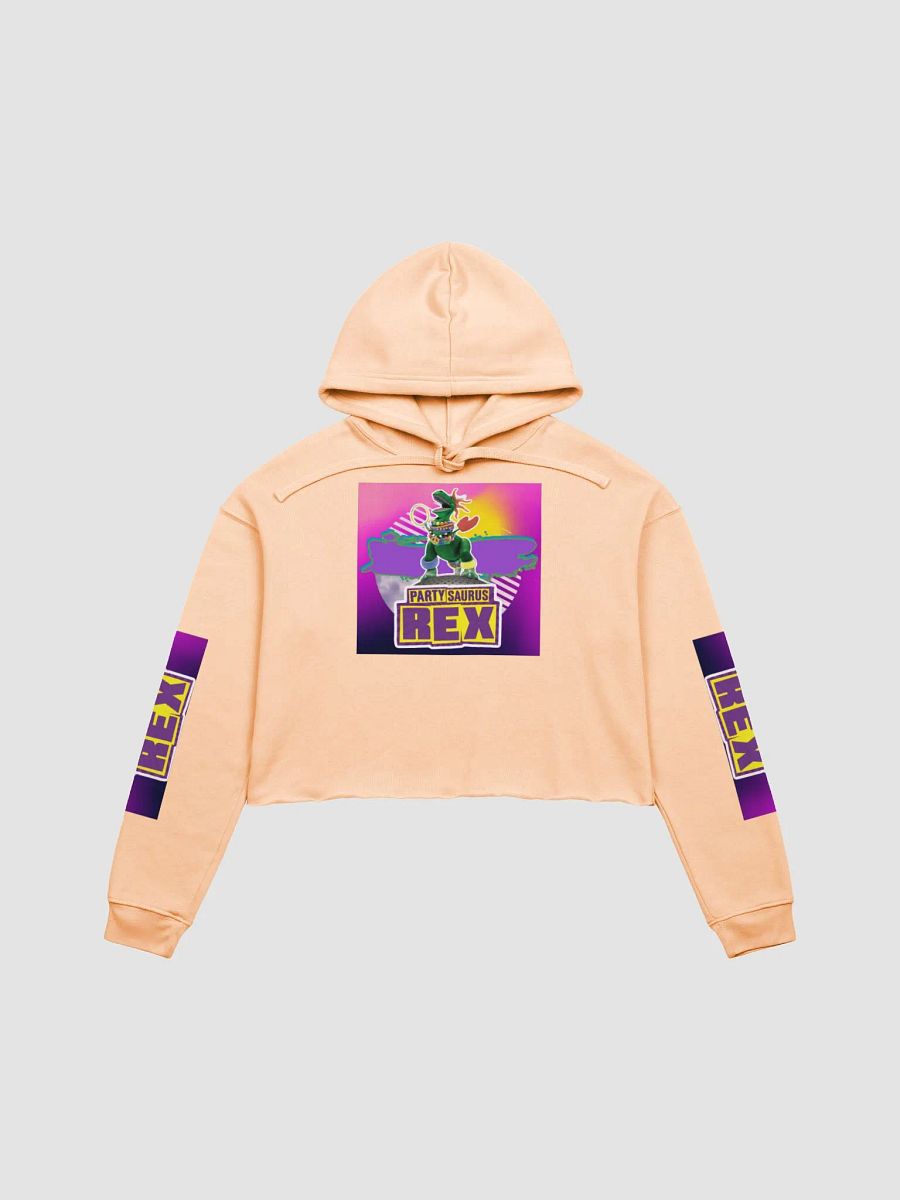 Partysaurus Rex Crop Top Hoodie product image (1)