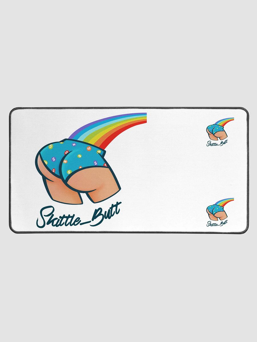 Rainbow Skittle Butt Desk Mat product image (1)