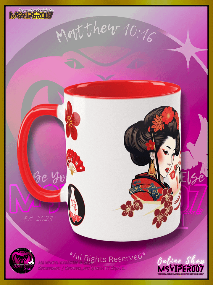 Mug - MsViper007's "Sushi Time" Hot Beverage Mug with color inside by Anna H. product image (1)