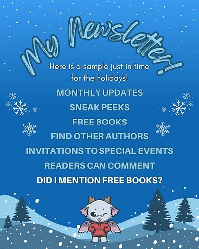 I wanted to share so you can get some good books for the holiday reading along with a sample of my monthly newsletter, in cas...