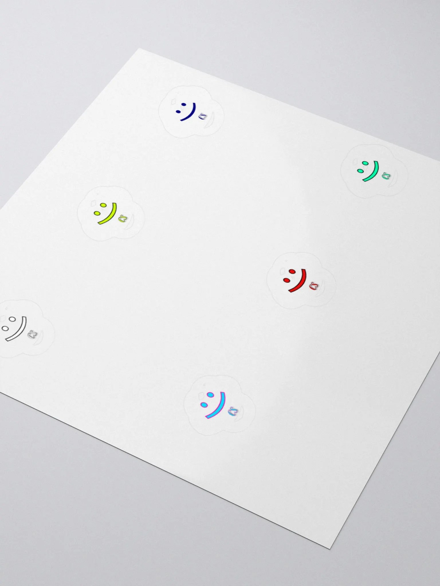 Smiley CS Stickers 6PK product image (1)
