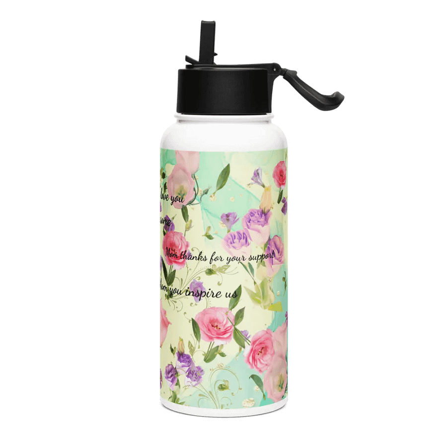 Mom Appreciation Floral Water Bottle gift for our mos on Moyhersday product image (3)