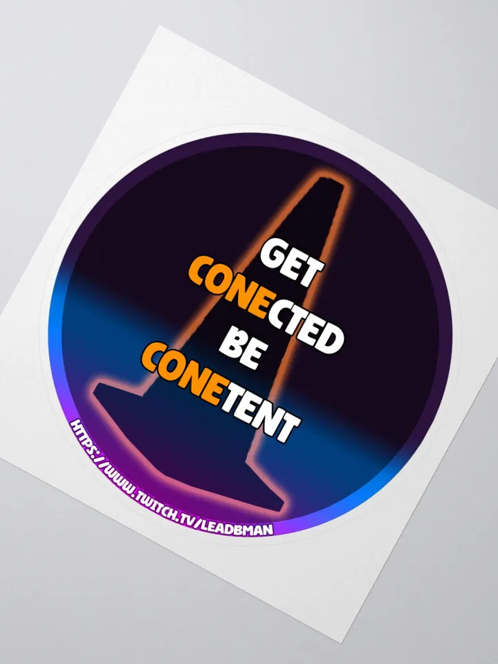 Get Conected Be Conetent (Sticker) product image (2)
