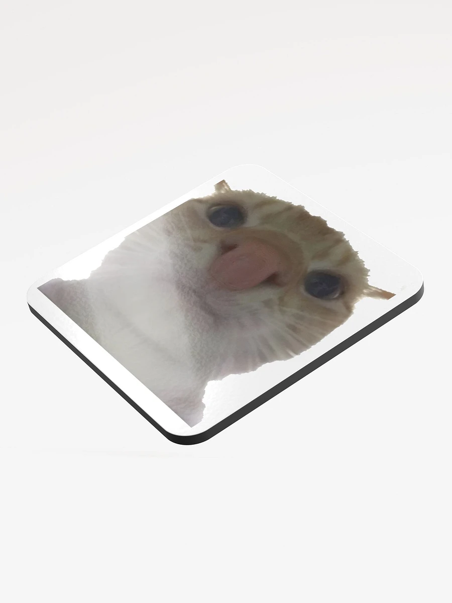 Glossed Cork Coaster: Meme Cats 2 product image (3)