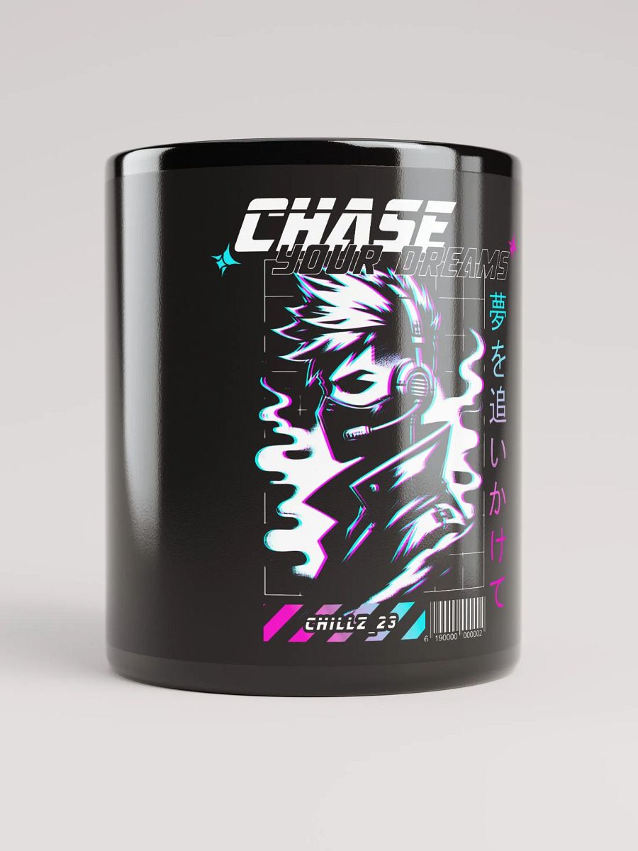 Chase Your Dreams Black Glossy Mug product image (9)