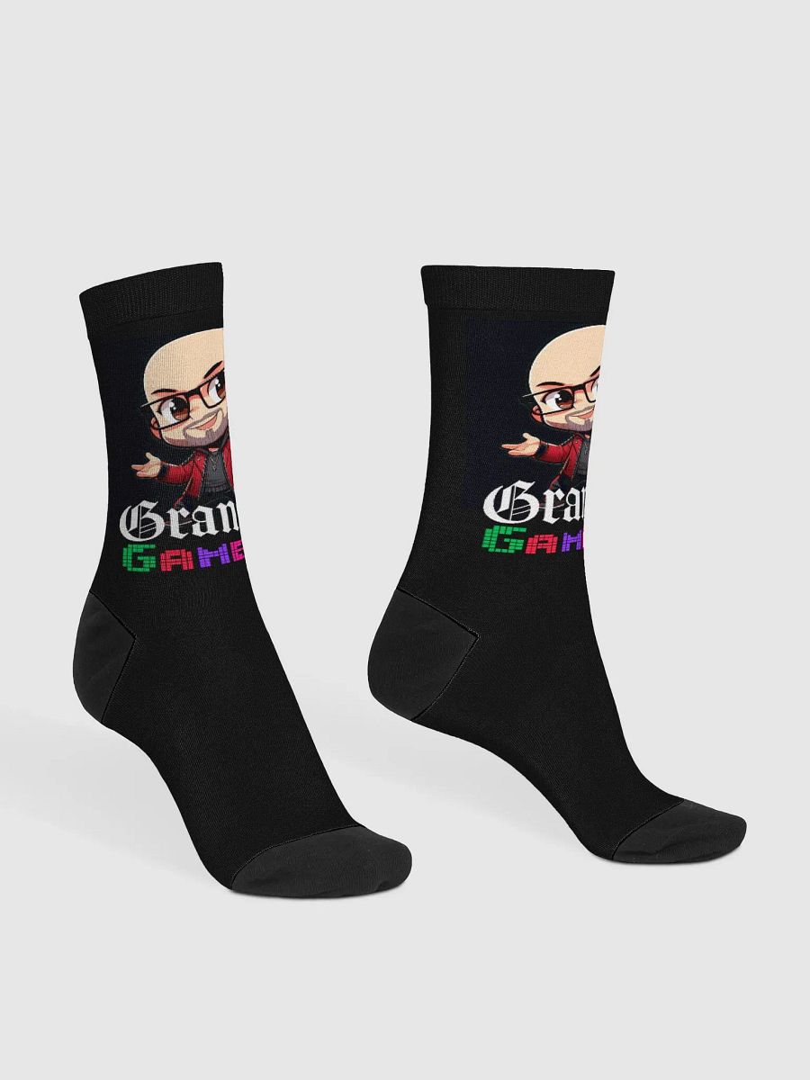 Grandpa Gamer 79 Graphic Crew Socks product image (1)