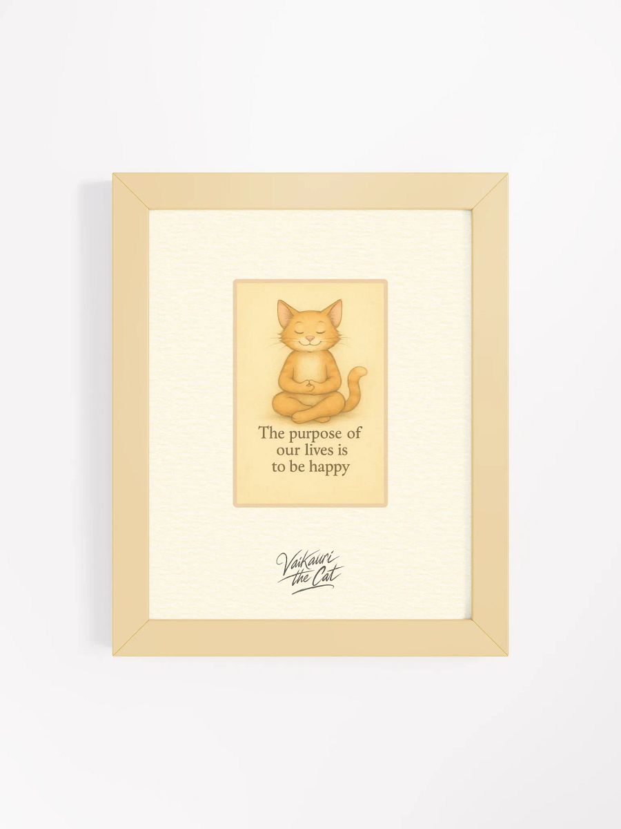 Vaikauri Cat Meditative Artprint product image (8)