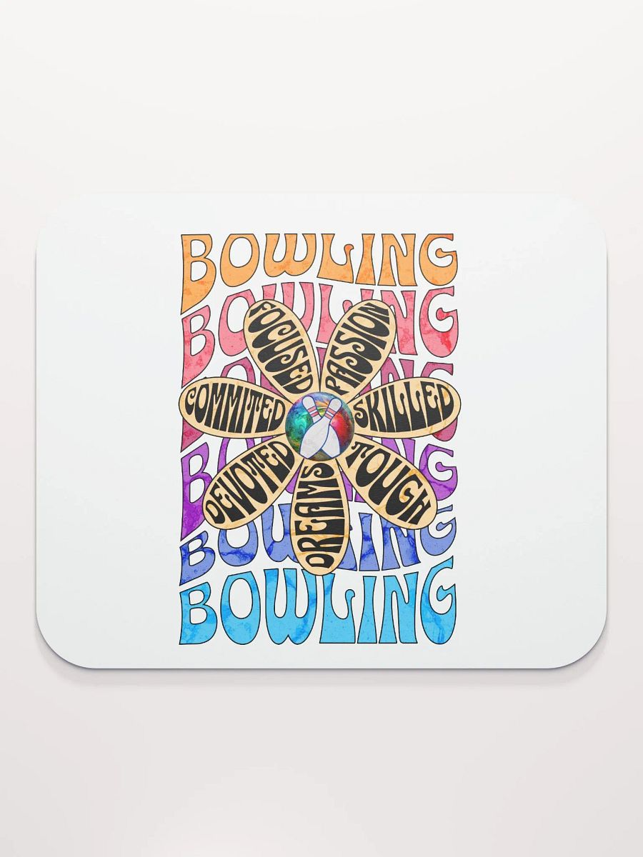 Flower Bowling Dreams Mouse Pad product image (2)