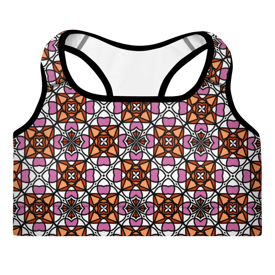 Lesbian Abstract (1) - Padded Sports Bra product image (3)