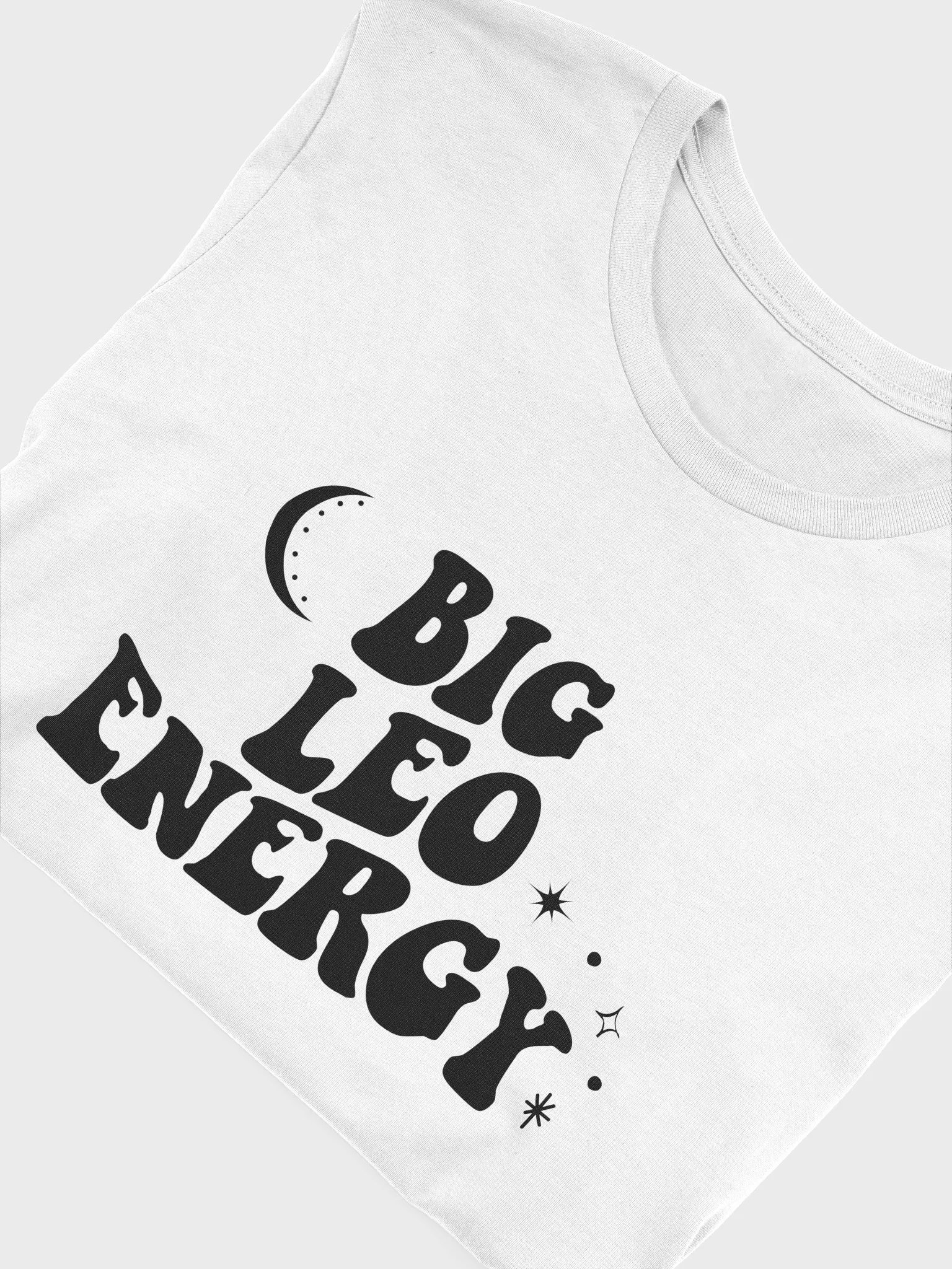 Big Leo Energy T-Shirt (Black logo) product image (4)