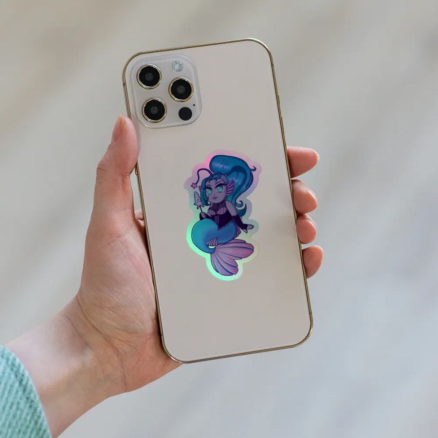 Caelia Mer Chibi Holographic Sticker product image (8)