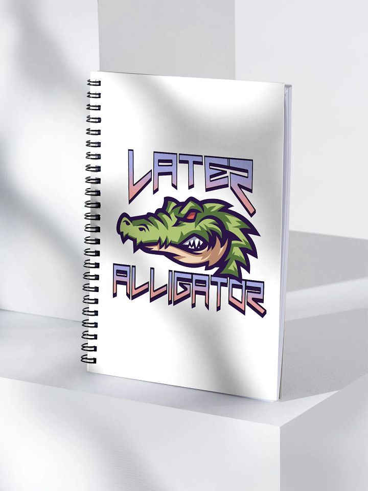 Later Alligator Spiral Notebook product image (1)