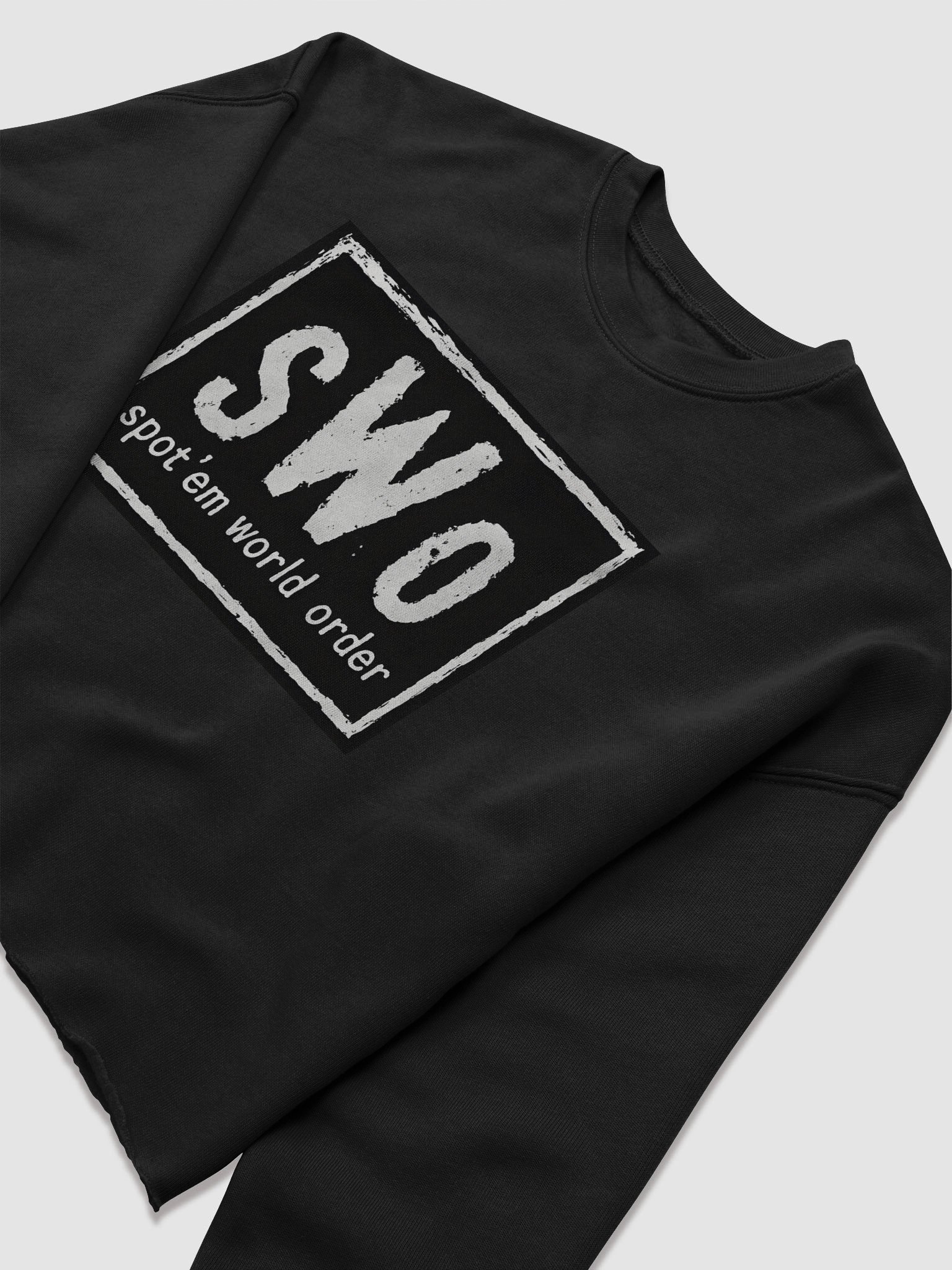 sWo Women's Crop Fleece Sweatshirt product image (15)