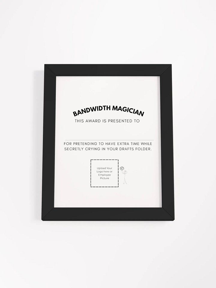 Bandwidth Magician Certificate Poster product image (2)